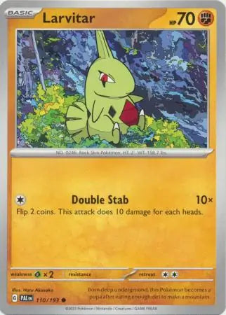 110/193 Larvitar Paldea Evolved Pokémon Card