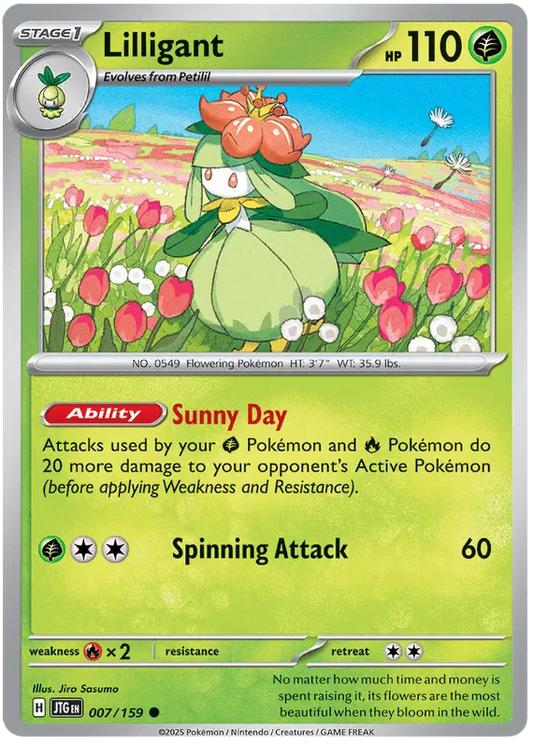 007/159 Lilligant Journey Together Pokémon Card