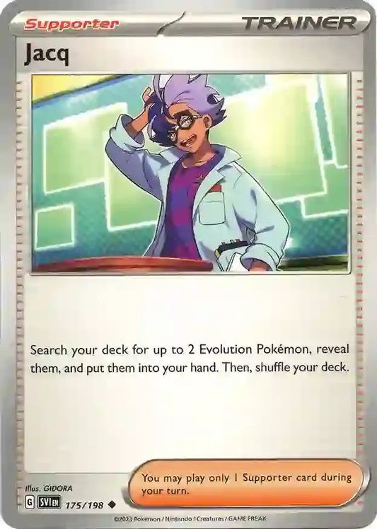 175/198 Jacq Scarlet & Violet Base Set Pokémon Card