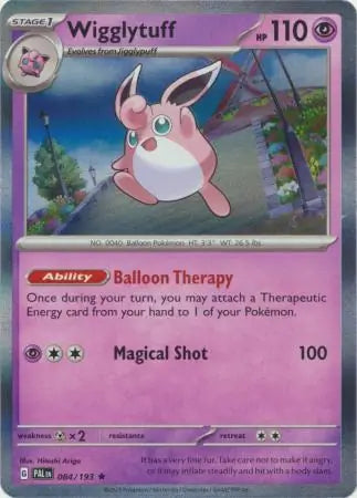 084/193 Wigglytuff Paldea Evolved Pokémon Card