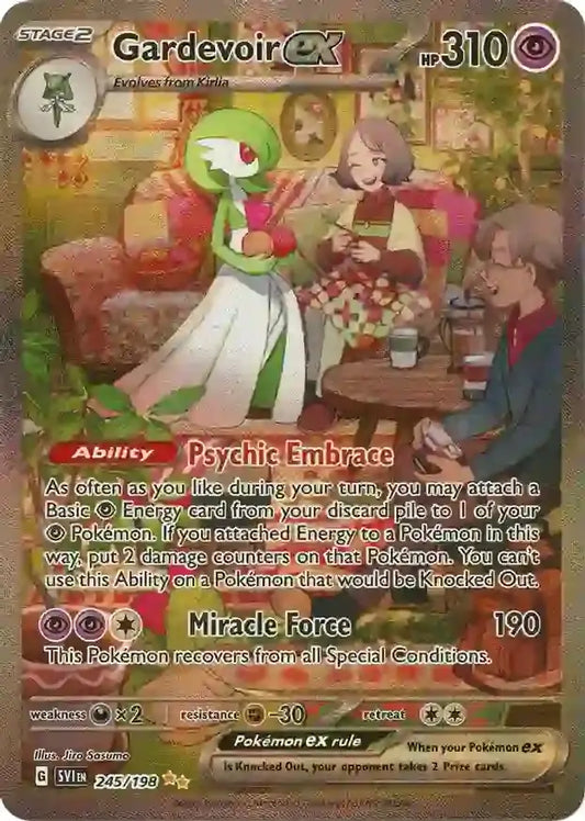 245/198 Gardevoir ex Scarlet & Violet Base Set Pokémon Card