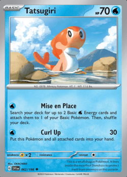 062/198 Tatsugiri Scarlet & Violet Base Set Pokémon Card