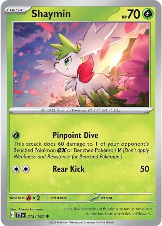 013/162 Shaymin Scarlet & Violet Temporal Forces Pokémon Card