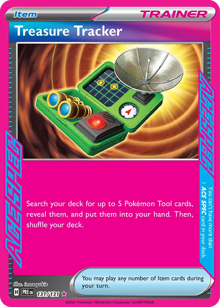 131/131 Treasure Tracker Prismatic Evolutions Pokémon Card