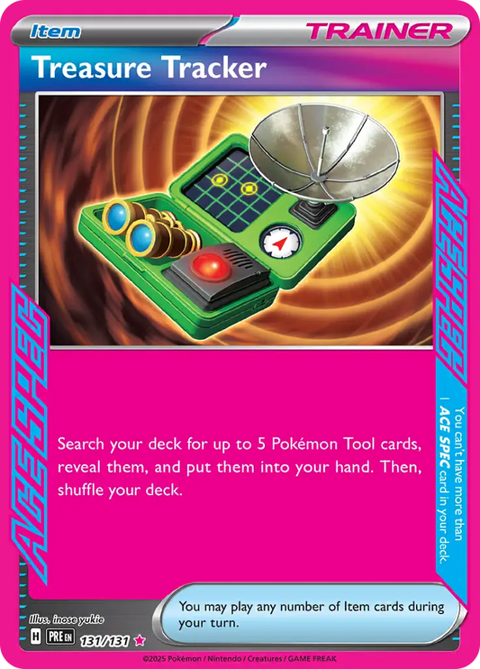 131/131 Treasure Tracker Prismatic Evolutions Pokémon Card