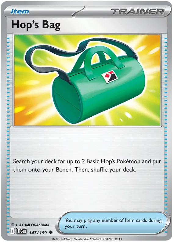 147/159 Hop's Bag Journey Together Pokémon Card