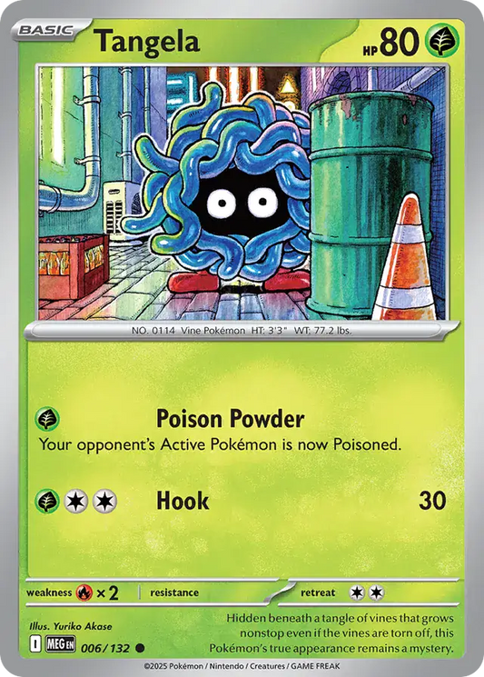 006/132 Tangela Mega Evolution Pokémon Card