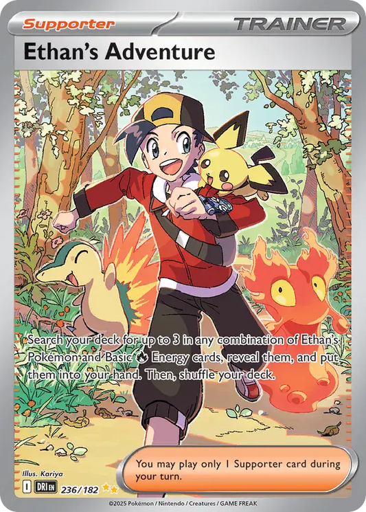 236/182 Ethan's Adventure Destined Rivals Pokémon Card