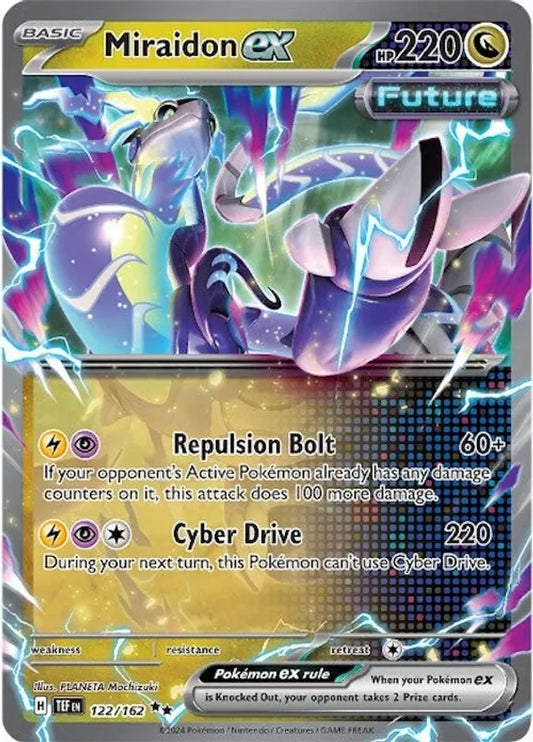 122/162 Miraidon ex Scarlet & Violet Temporal Forces Pokémon Card
