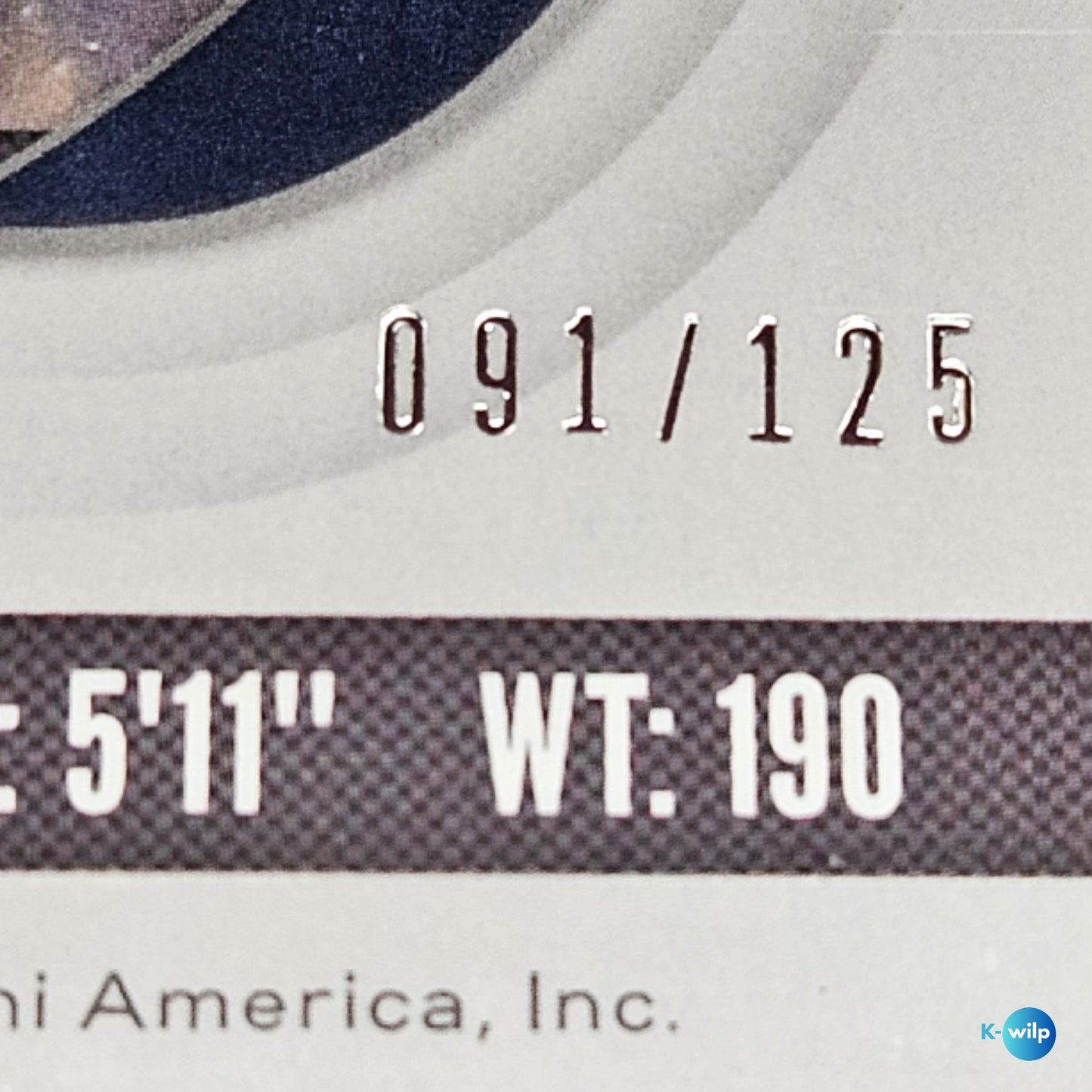 Kindle Vildor Autograph & Serial Numbered 091/125 Panini 2020 Prizm Draft Picks Kindle Vildor #273 Rookie NFL American Football Trading Card