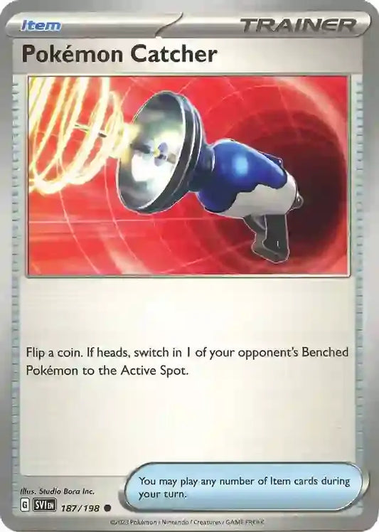 187/198 Pokemon Catcher Basket Scarlet & Violet Base Set Pokémon Card