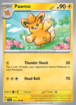 075/198 Pawmo Scarlet & Violet Base Set Pokémon Card