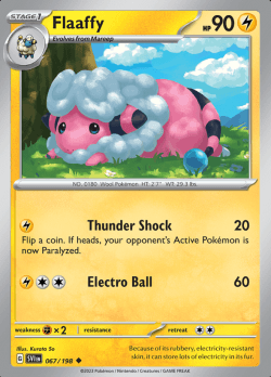067/198 Flaaffy Scarlet & Violet Base Set Pokémon Card
