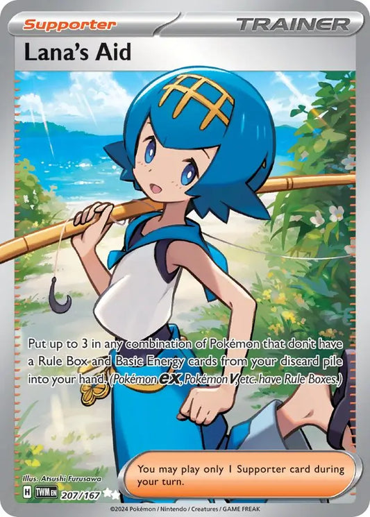 207/167 Lana's Aid Twilight Masquerade Pokémon Card