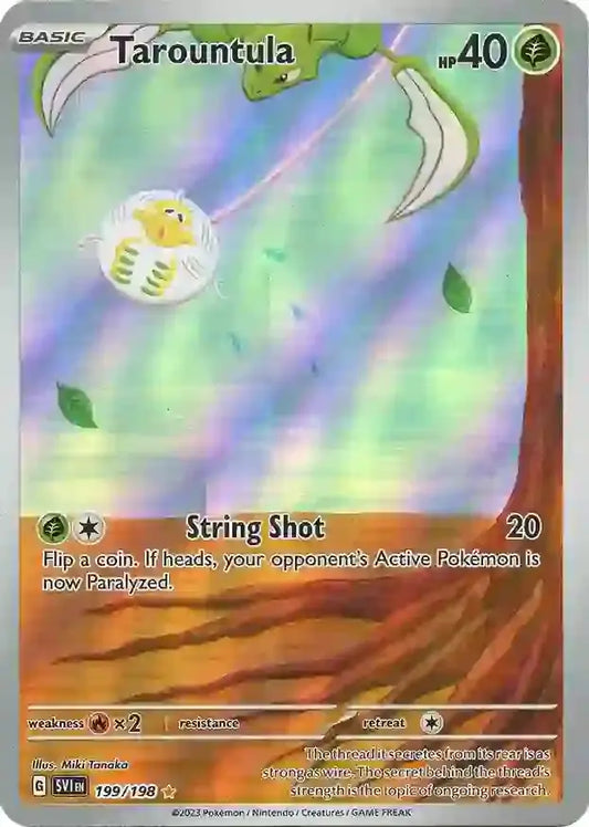 199/198 Tarountula Scarlet & Violet Base Set Pokémon Card