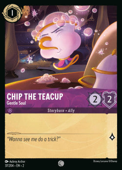 037/204 Chip the Teacup - Gentle Soul Disney Lorcana Rise Of The Floodborn Card