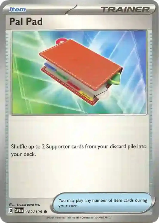 182/198 Pal Pad Scarlet & Violet Base Set Pokémon Card