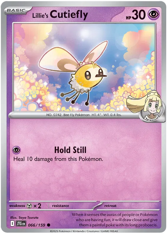 066/159 Lillie's Cutiefly Journey Together Pokémon Card