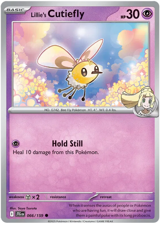 066/159 Lillie's Cutiefly Journey Together Pokémon Card