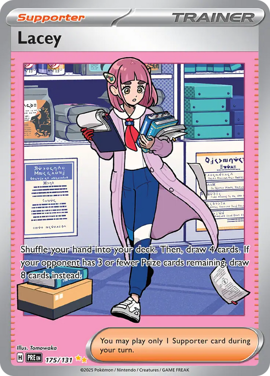 175/131 Lacey Prismatic Evolutions Pokémon Card