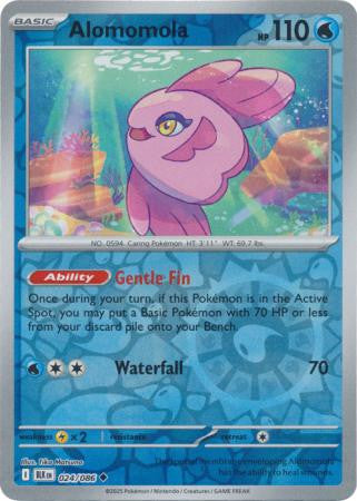 024/086 Alomomola Reverse Holo Black Bolt Pokémon Card