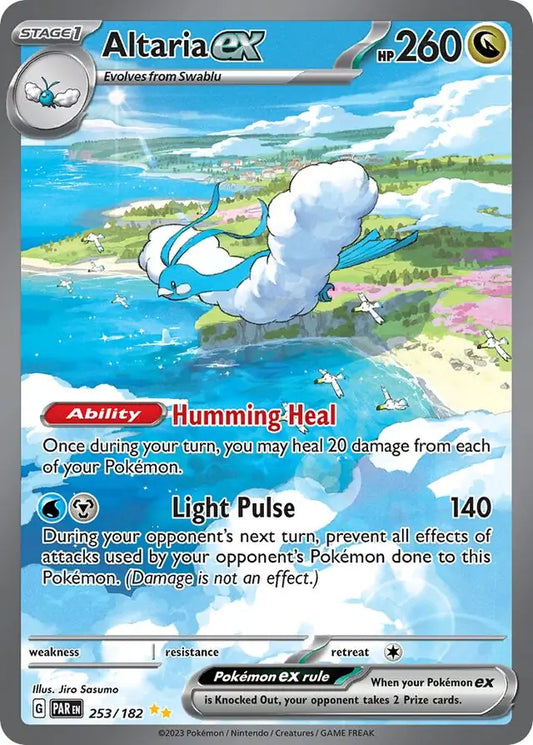 253/182 Altaria ex Paradox Rift Pokémon Card
