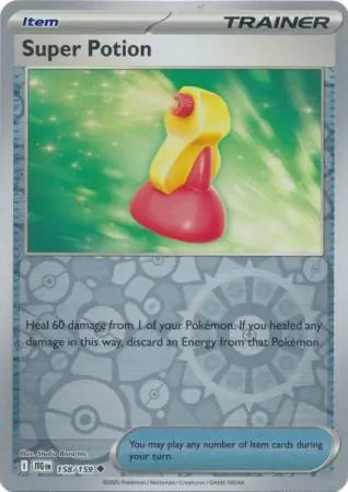 158/159 Super Potion Reverse Holo Journey Together Pokémon Card