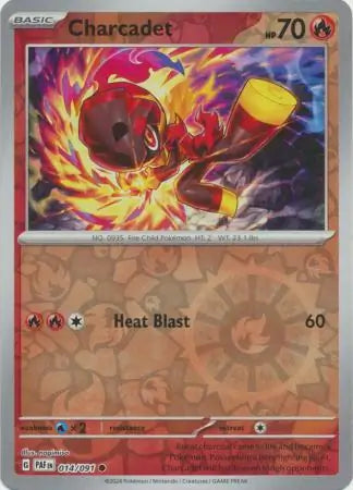014/091 Charcadet Reverse Holo Paldean Fates Pokémon Card