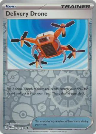 178/193 Delivery Drone Reverse Holo Paldea Evolved Pokémon Card