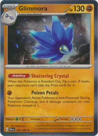 126/193 Glimmora Paldea Evolved Pokémon Card