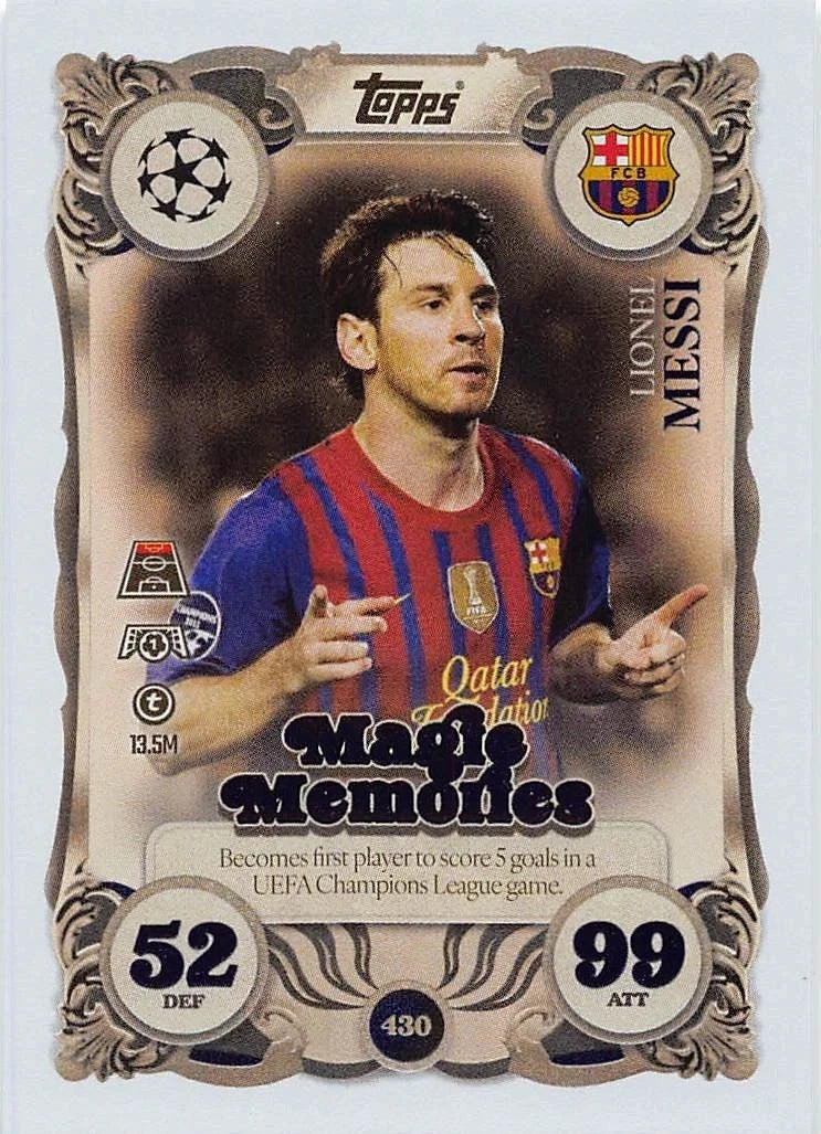 430 Lionel Messi (FC Barcelona) Magic Memories