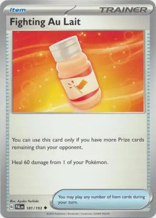 181/193 Fighting Au Lait Paldea Evolved Pokémon Card