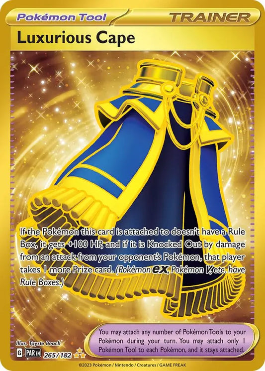 265/182 Luxurious Cape Paradox Rift Pokémon Card