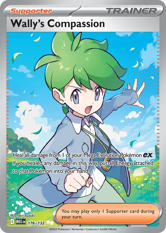 176/132 Wally's Compassion Mega Evolution Pokémon Card