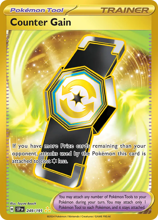 249/191 Counter Gain Surging Sparks Pokémon Card