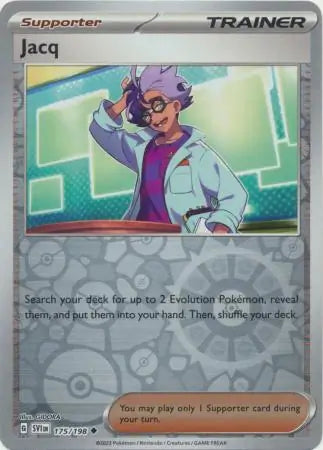 175/198 Jacq Reverse Holo Scarlet & Violet Base Set Pokémon Card