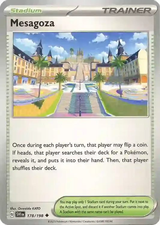 178/198 Mesagoza Scarlet & Violet Base Set Pokémon Card