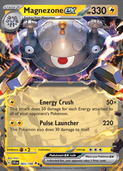 065/198 Magnezone EX Scarlet & Violet Base Set Pokémon Card