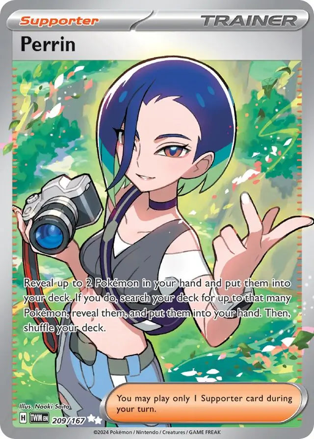 209/167 Perrin Twilight Masquerade Pokémon Card