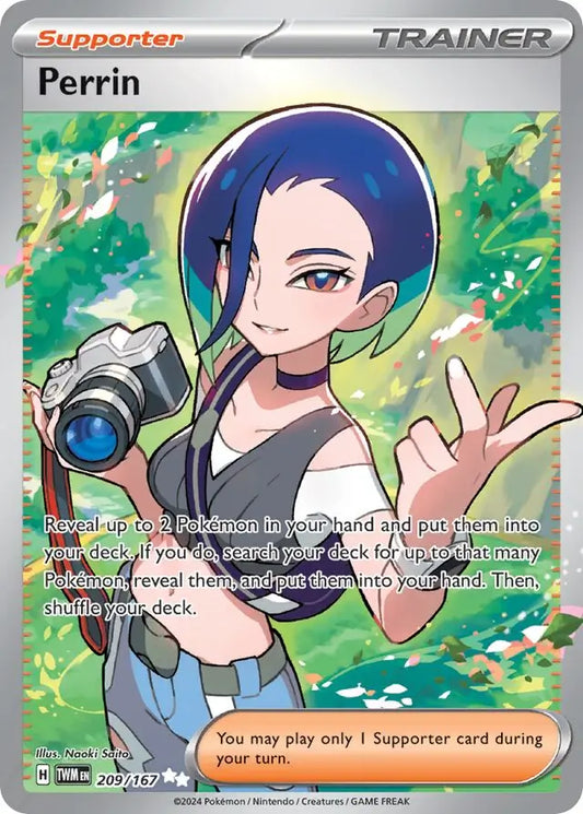 209/167 Perrin Twilight Masquerade Pokémon Card