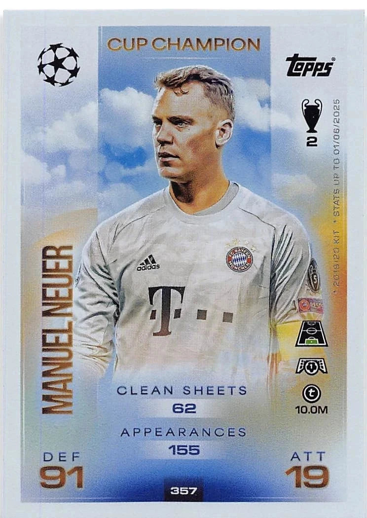 357 Manuel Neuer (FC Bayern München) Cup Champion