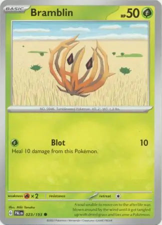 023/193 Bramblin Paldea Evolved Pokémon Card
