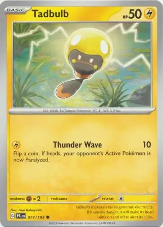 077/193 Tadbulb Paldea Evolved Pokémon Card