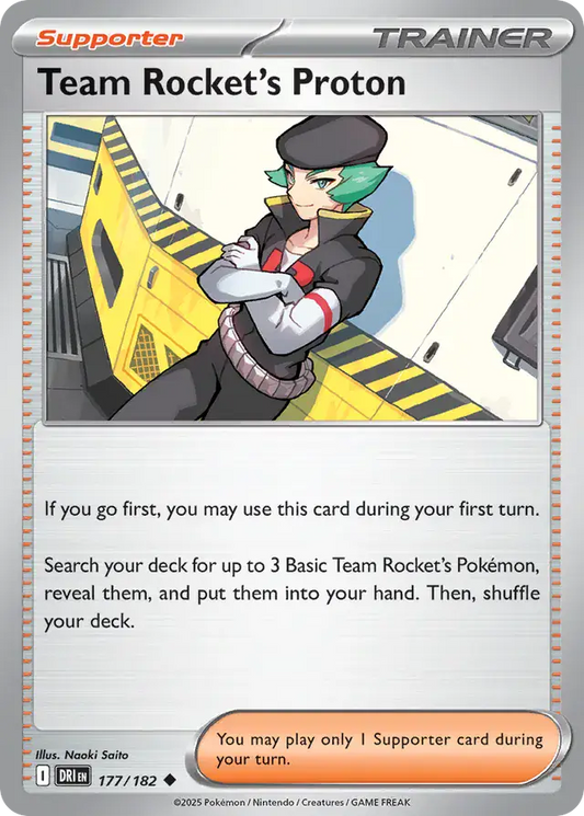 177/182 Team Rocket's Proton Destined Rivals Pokémon Card