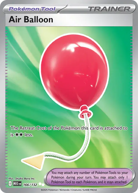 166/132 Air Balloon Mega Evolution Pokémon Card