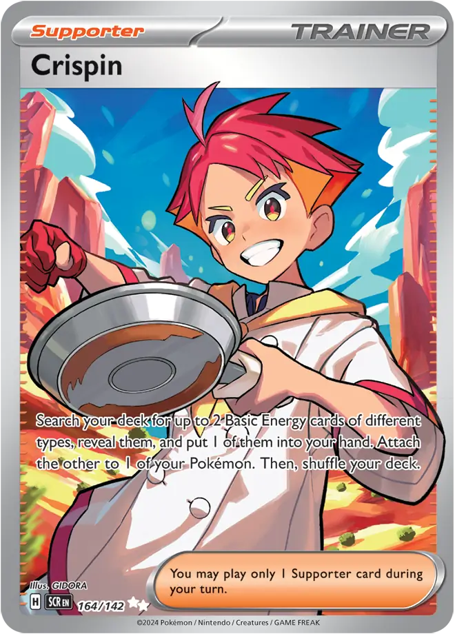 164/142 Crispin Stellar Crown Pokémon Card