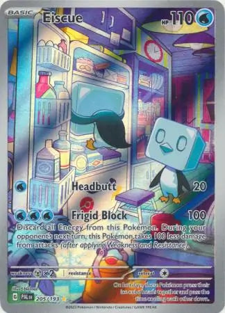 205/193 Eiscue Paldea Evolved Pokémon Card