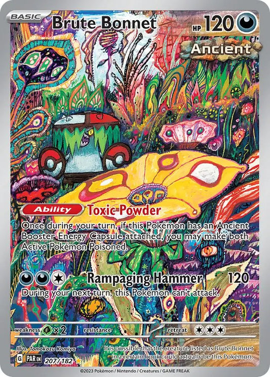 207/182 Brute Bonnet Paradox Rift Pokémon Card