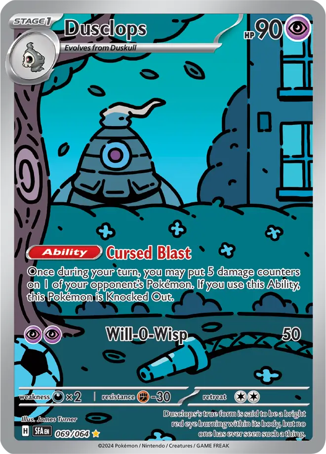 069/064 Dusclops Shrouded Fable Pokémon Card