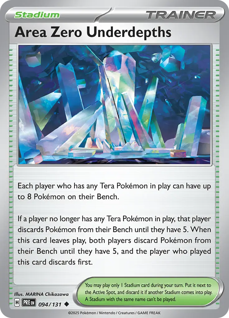 094/131 Area Zero Underdepths Prismatic Evolutions Pokémon Card